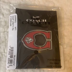 Coach New York C Enameled Pin